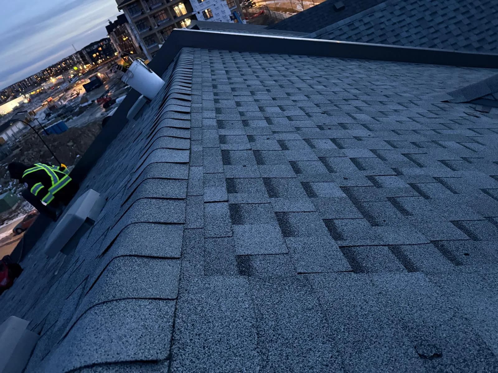 New roof, siding and eavestroughs on a Calgary home by 7 Lucky Enterprises