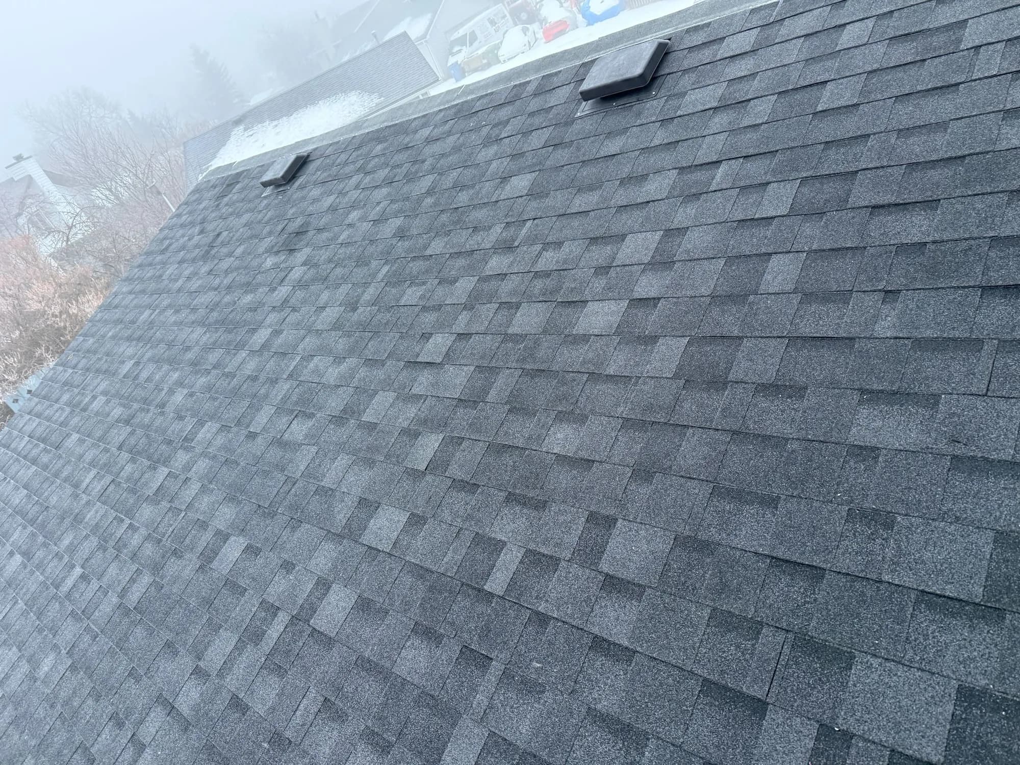 Garage roof framing & sheathing